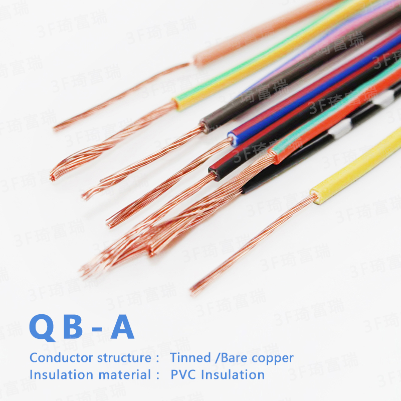 QB-A 85℃ 60Vac or 25Vdc PVC Automotive Wire