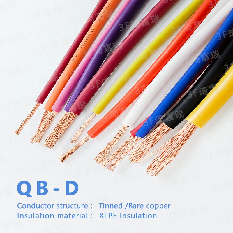 QB-D 150℃ 60Vac or 25Vdc XLPE Automotive Wire